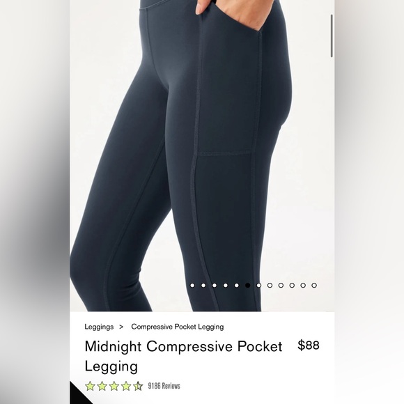 Midnight Compression Pocket Girlfriend Legging - Picture 2 of 9
